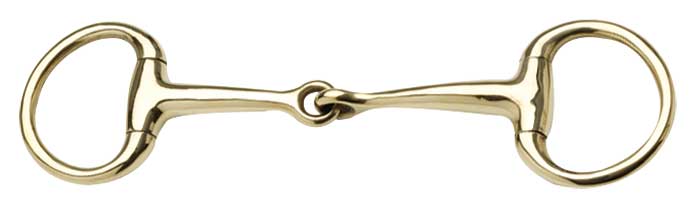 Eggbutt Bradoon Gold 12.5cm