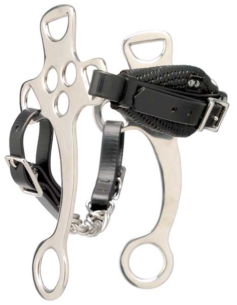 Hackamore Ss PVC Nose Black