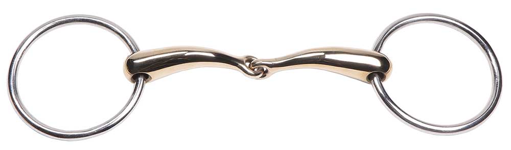 Snaffle Jtd Curve Gold 12.5cm