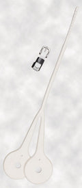 Rubber Cheek+Buc. Attach. White