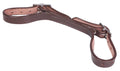 Curb Strap Leather Brn Cob