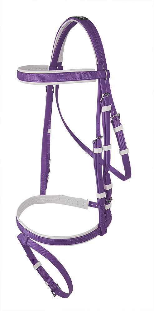Bridle Hano Pur/Wht Cob