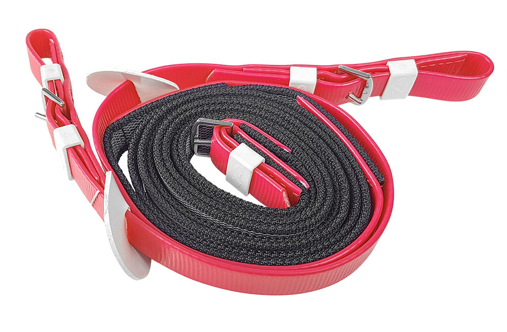 Reins S/Grip Red/Wht Fs