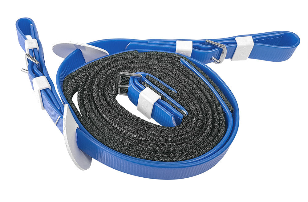 Reins S/Grip Ryl/Wht Fs