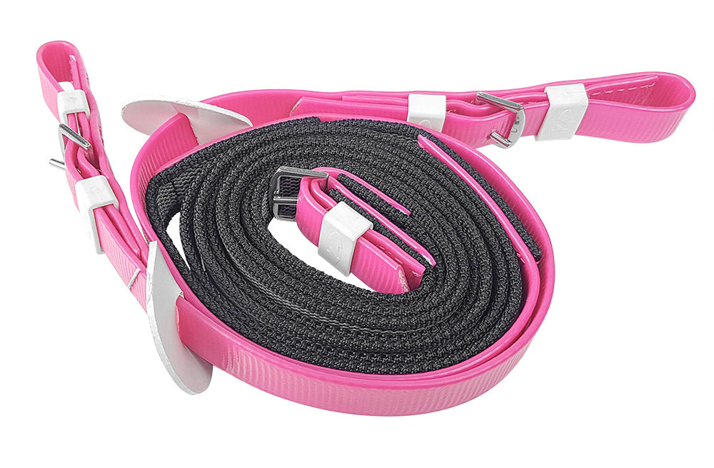 Reins S/Grip Pnk/Wht Fs