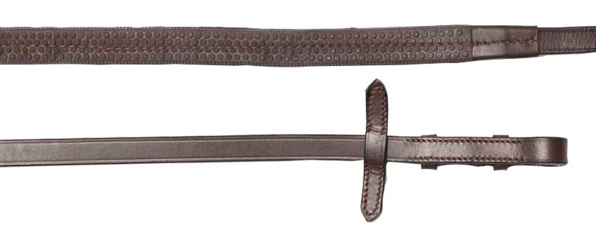 Contest Rubber Reins Havana