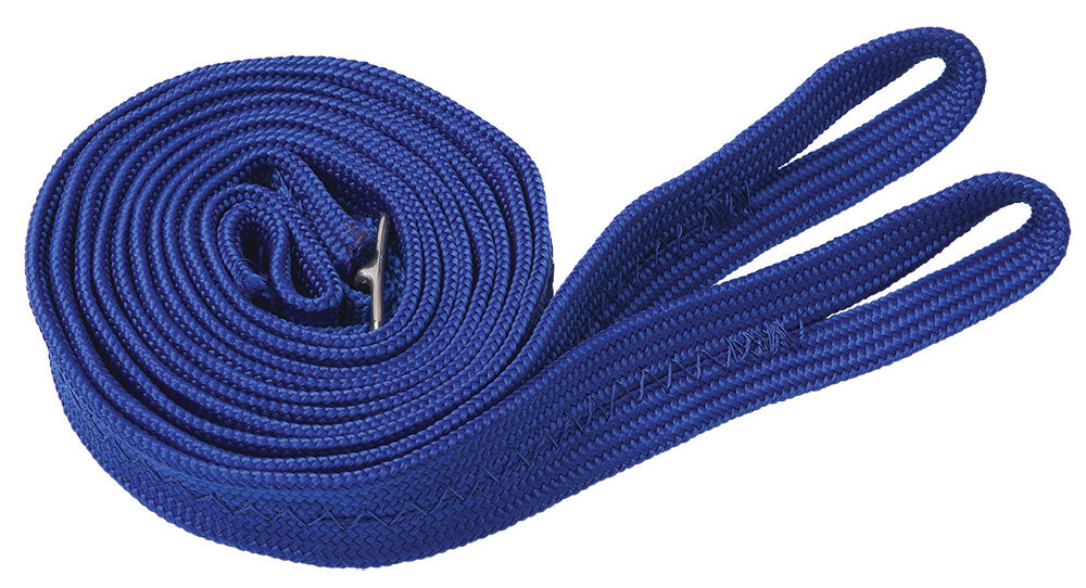Reins-Nylon Loop 7/8" Blue