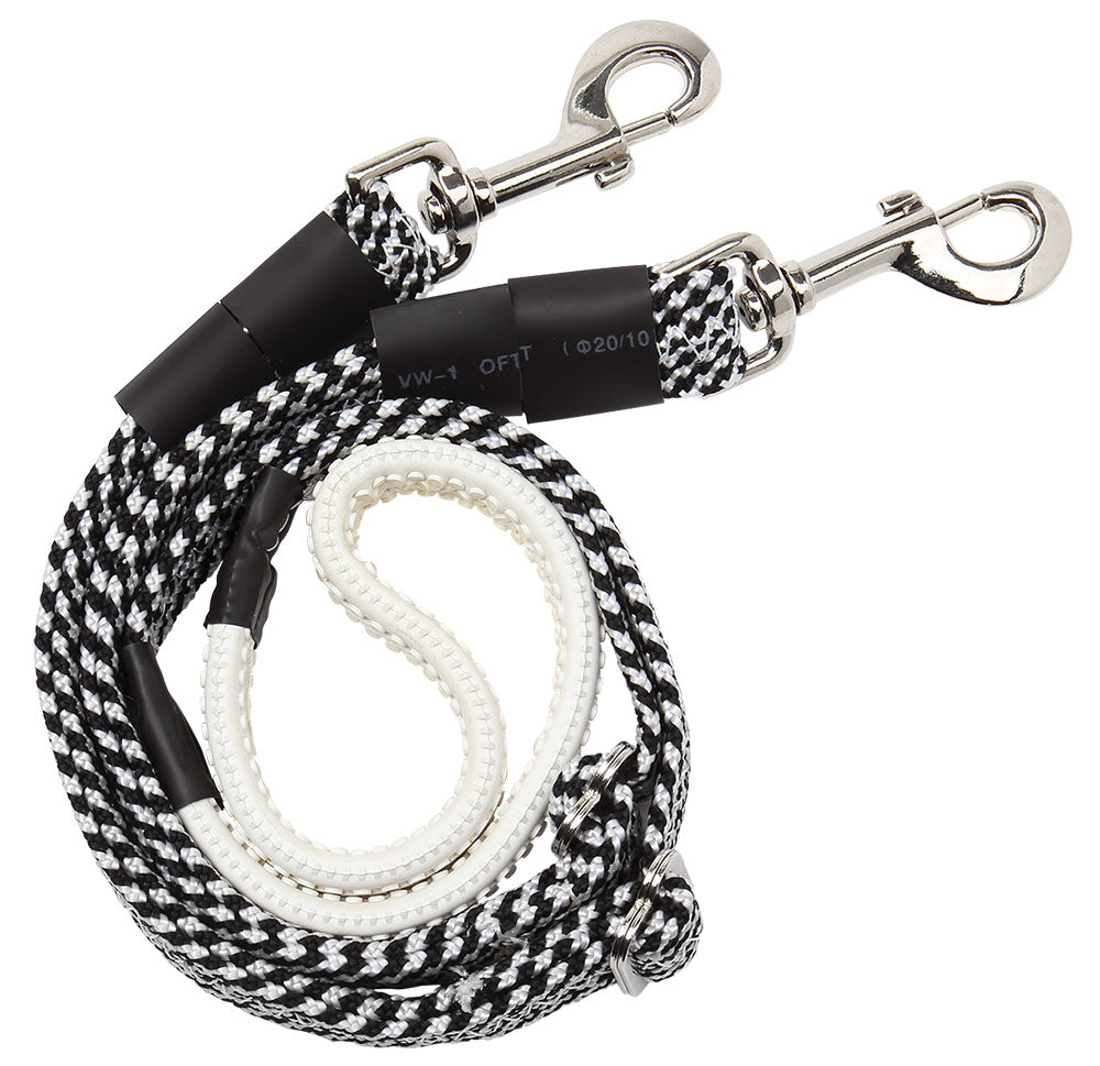 Reins-Nylon Polocrosse Blk/Wht