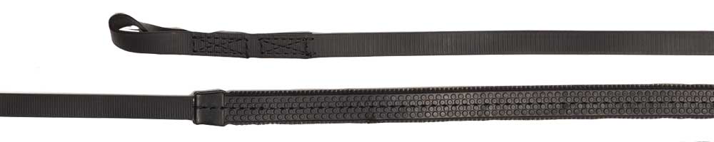 Reins Rubber Grip Black