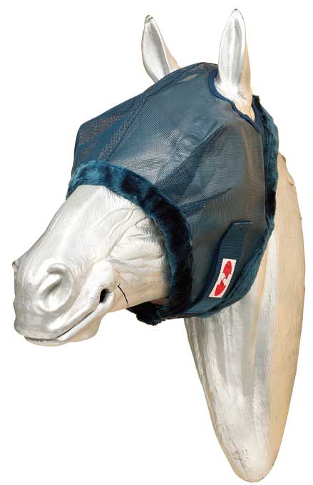 Flymask W/Fleece Trim Navy Medium