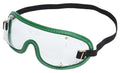 Goggles-Clear/Green Trim