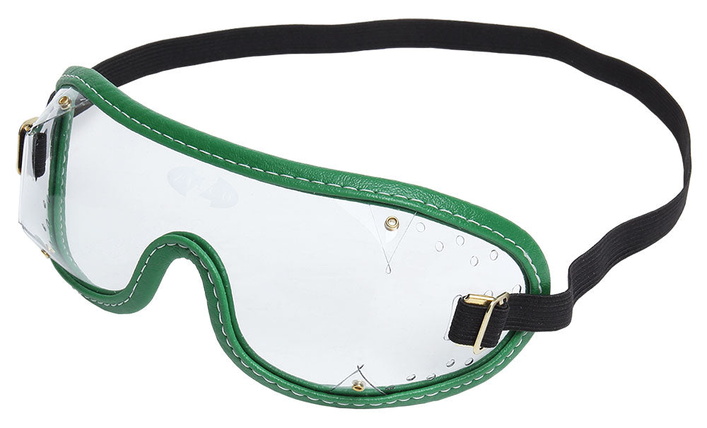 Goggles-Clear/Green Trim