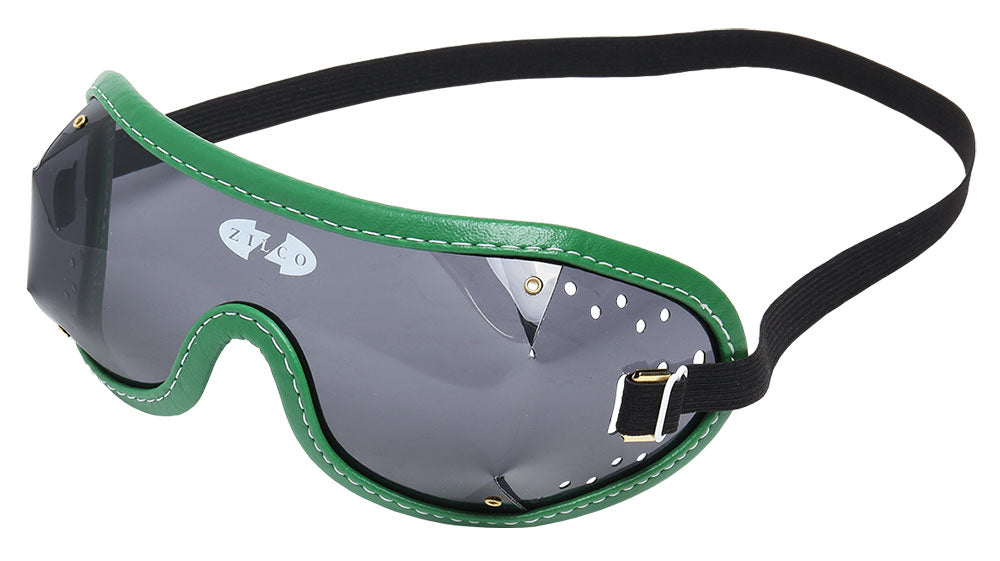 Goggles-Smoke/Green Trim