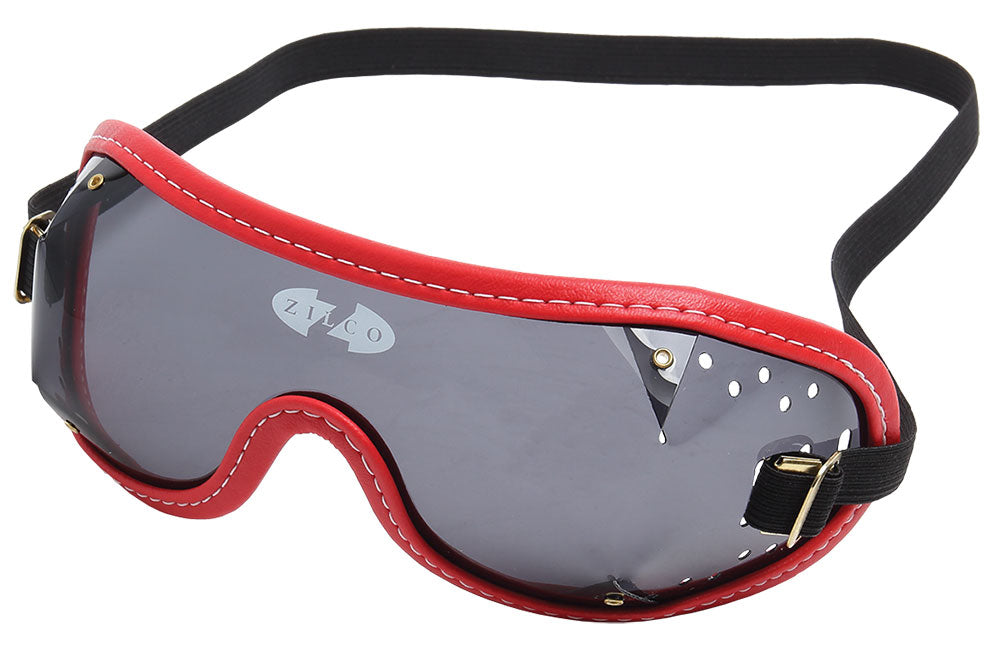 Goggles-Smoke/Red Trim