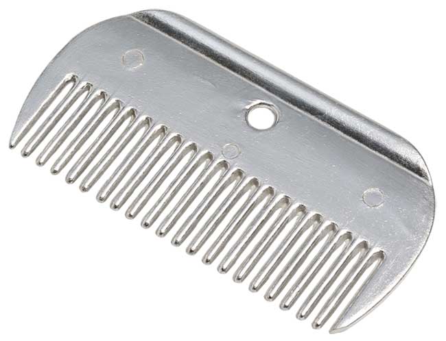 Mane Comb In Aluminium 4"X 2