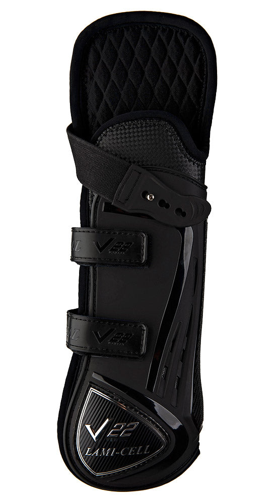 Knee Boot Velcro V22 Blk Med