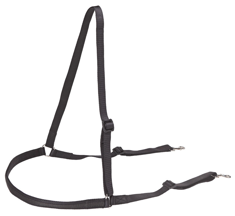 French Breastplate Web Blk/Blk