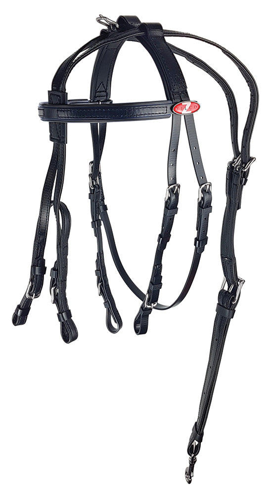 Bridle & Headcheck Blk/Blk