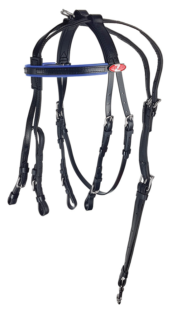 Bridle & Headcheck Blk/Blue