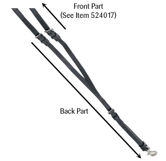 Headcheck-Back Part Black