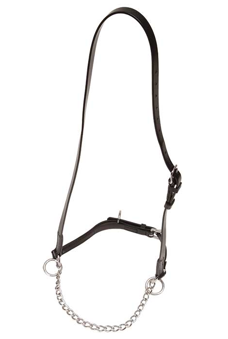 Pole Halter Chain Nose Black