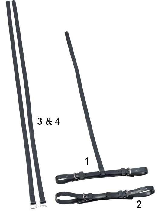 Overcheck Bit Strap Set